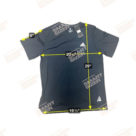 Adidas Climalite Black 2XL Men's Athletic Athleisure Tee Shirt New With Tags - Picture 6 of 6